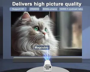 4K HD Portable Mini Projector