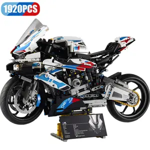 M1000RR Motorcycle Building Blocks Model Assembly Toy 1:5 1920PCS Technical Bricks Motorcycle Model Mechanical Set MOC Vehicle Model Toy enjoyed by Boys