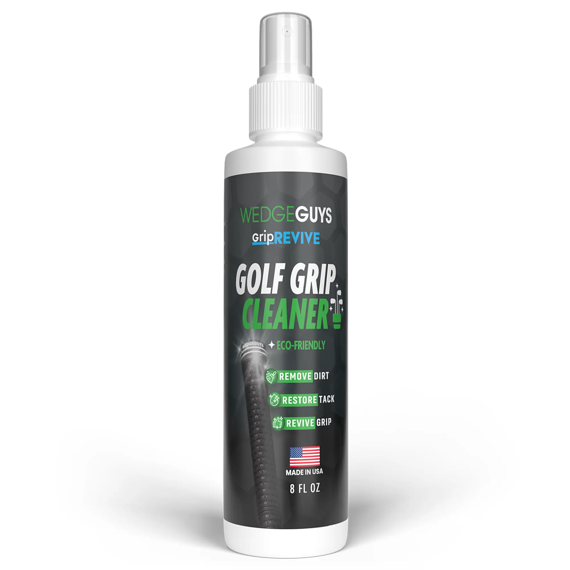 Grip Revive By Wedge Guys - Golf Grip Cleaner Spray - Remove Dirt, Store Tack, Revive Grip