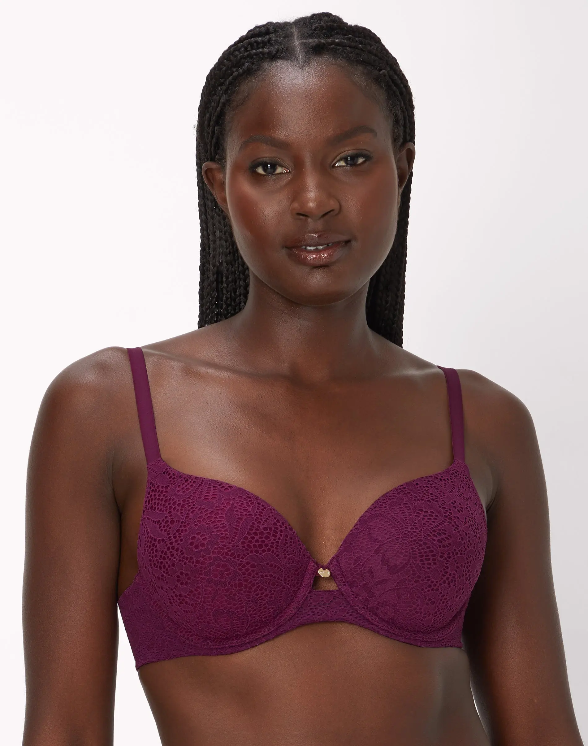 Maidenform One Fab Fit Custom Lift Underwire Bra Women's Full Coverage Smooth Cups Adjustable Straps Available in Lace or  Classic