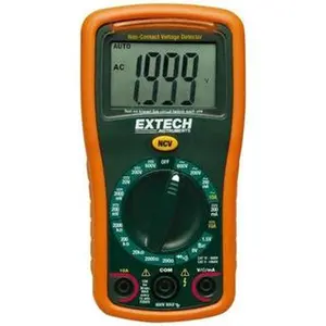 Extech EX310 Digital Manual Ranging Multimeter - CAT III, 600 VAC/VDC, 200 mOhm, Voltage Testing, Current Measurement, Resistance Measurement