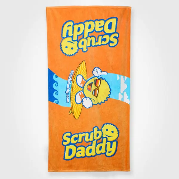 Scrub Daddy Cool Surfer Cotton Beach Towel