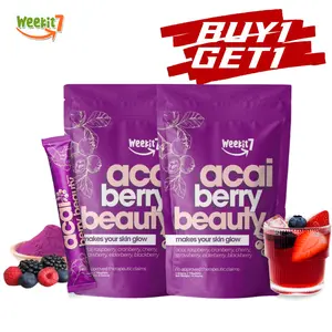 【Buy 1 Get 1】Weekit7 - Acai Berry Powder Womens Multivitamin Dried Acai Berry Superfood Supplements for lmmune Support, Powerful Antioxidants