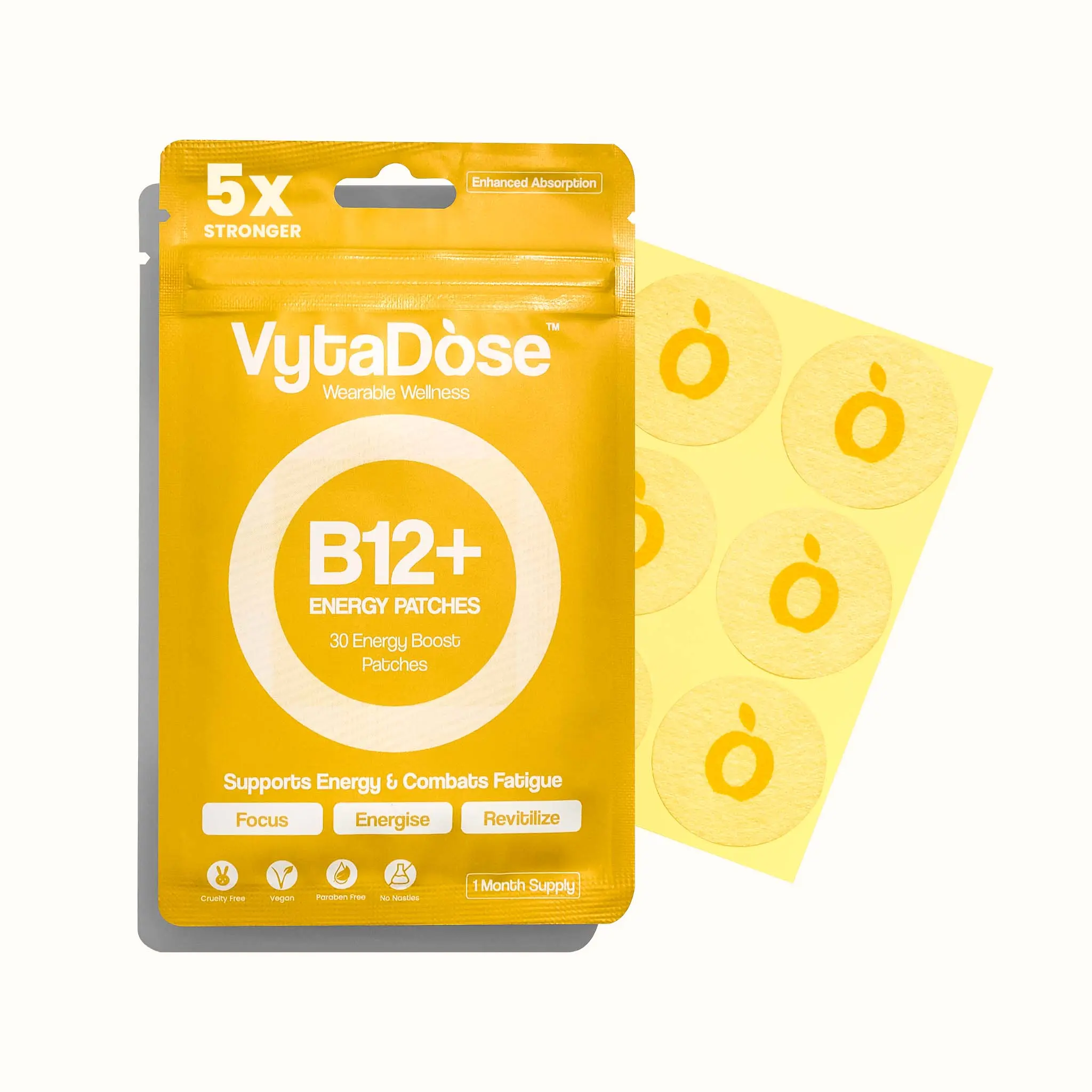VytaDose B12+ Energy Patches