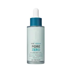 [Be The Skin] BHA+ PORE ZERO Serum 30ml - Naturally derived Willow-BHA 1%, Centella asiatica leaf extract, Natural Willow Bark BHA + AHA, Helps Clear Clogged Pores & Blackheads Without the Sting, Cica Soothing for Oily Sensitive Skin
