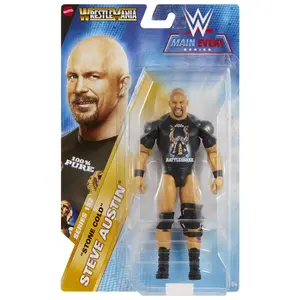 Stone Cold Steve Austin - WWE Main Event 152 Mattel WWE Toy Wrestling Action Figure