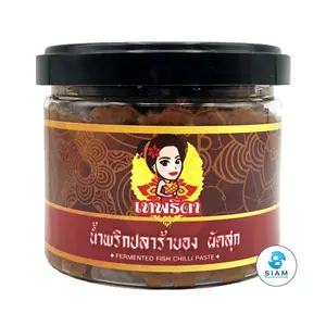 Thepthida Fermented Fish Chili Paste (6.35 oz) น้ำพริกปลาร้าบอง ผัดสุก ตราเทพธิดา