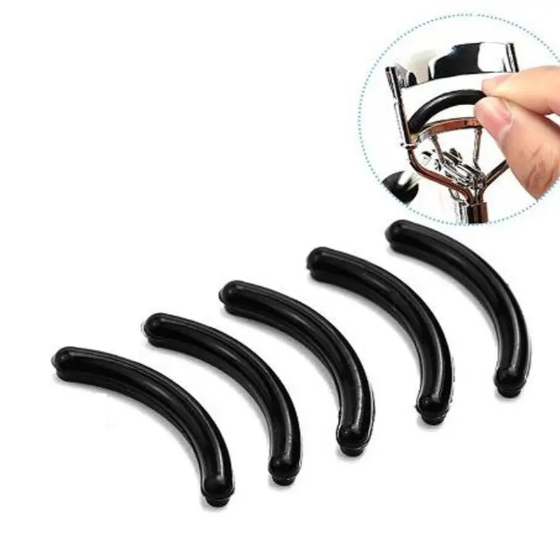 5/10pcs 1.19 Inch Silicone Elastic Replacement Pads, Curling Iron Rubber Padding, Makeup Tool for Most Curling Irons