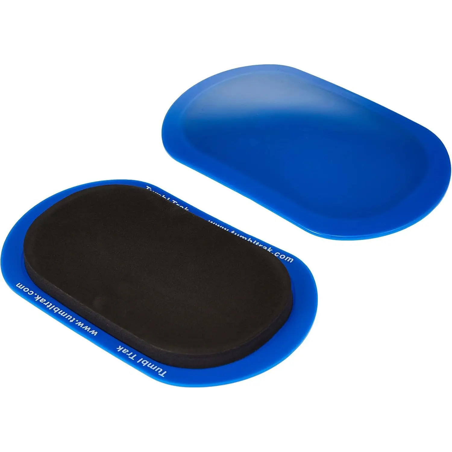 Tumbl Trak Smooth Sliding Sliders with Comfortable Top, Pair (for Carpet Floors) Blue(Small -Pair), 9 in