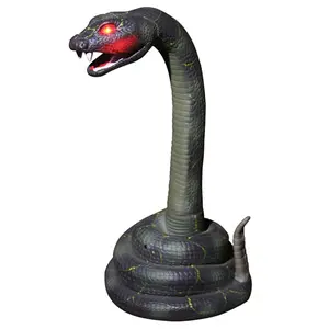 Snake Striking Animated Halloween Decoration