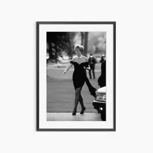Princess of Wales, Photography Print, Revenge Dress, Princess Diana, Retro Poster,