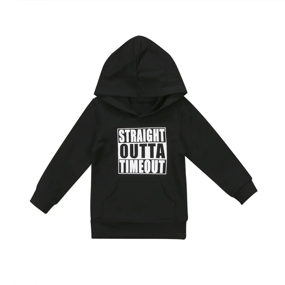 Canrulo Toddler Baby Boys Girls Hoodie Sweatshirt STRAIGHT OUTTA TIMEOUT Letter Pullover Long Sleeve Tee Fall Winter Clothes