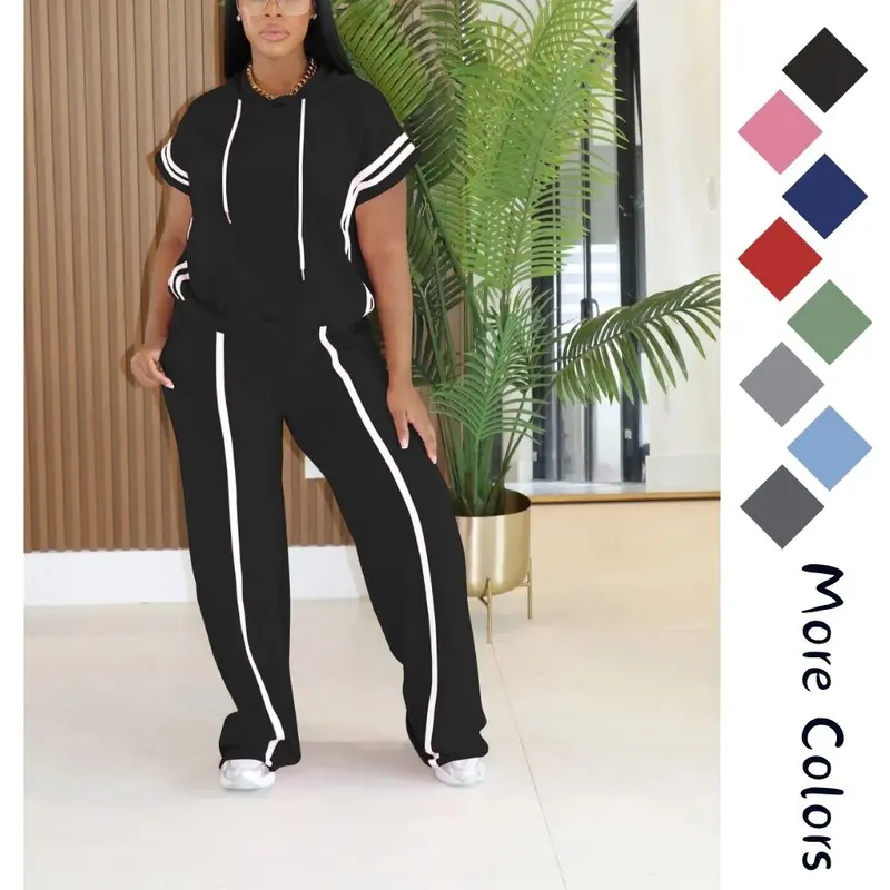 Lounge 2 Piece Sets For Women Summer Cozy Womens Fall Outfits Travel Sweatsuits Fashion Matching Clothing