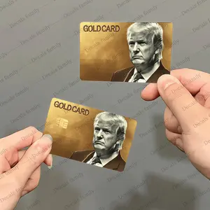 2pcs Funny and Quirky Golden Card Skin | Durable PVC Privacy Protection Stickers, Suitable for Credit Cards, Bank Cards, and Transit Cards - Scratch-Resistant, Street Style Fashion Accessory
