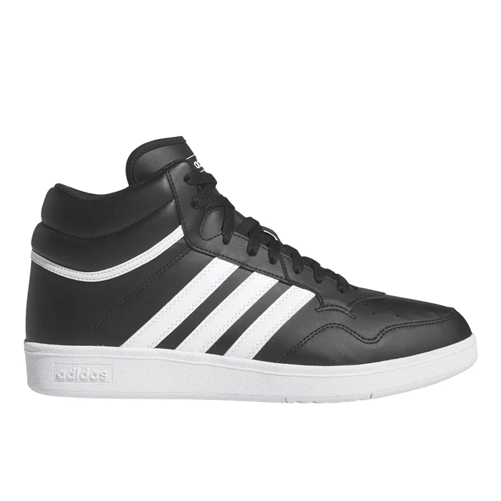 adidas Mens Hoops 4.0 Mid Lace Up Sneakers Shoes Casual - Black