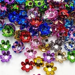 Flowers Fill Life With Colors Spacer Beads | Colorful Jewelry Beading Supplies