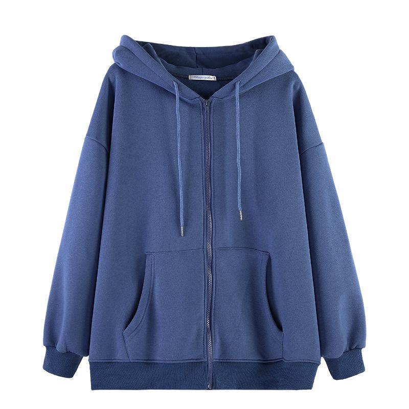 Loose Cardigan Jacket Thickened Plus Fleece