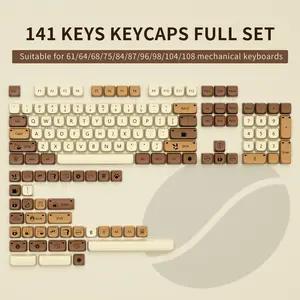 XVX Coffee Cat MAO Profile Dye-Sub PBT Keycap 141-key （only keycap, not include a keyboard）