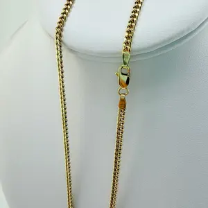 10kt Semi-solid Italian Link Chain