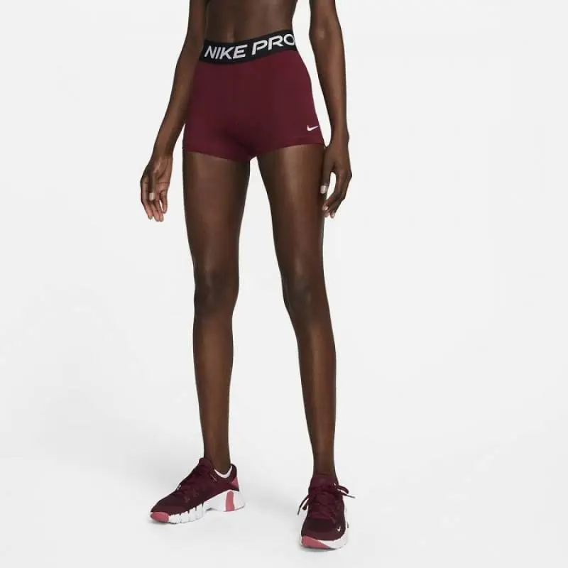 NIKE Women's Pro 365 3" Compression Shaper Shorts, Beetroot, Medium
