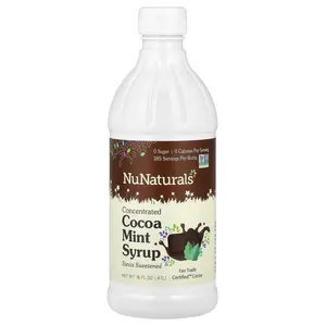 NuNaturals Concentrated Cocoa Mint Syrup, 16 fl oz (0.47 l)