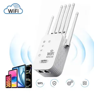 WiFi Extender,2.4G WiFi Signal Booster,High Speed Wifi,Covers 5000 sq.ft&50 Devices,Repeater with Ethernet Port for Home and Office,Long Range Amplifier,Quick Setup,Wireless Signal Booster,Game Essentials