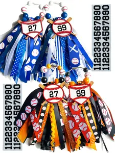 2pcs Baseball bag charms for handbags tote bags, Baseball simple modern bag accessories, tassel sports Charms, Baseball mum, tassel purse charms, Maked player numbers 0-99, beach hole bag charms, Personalized Tassel Charm