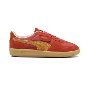 PUMA Mens Palermo Weathered Lace Up Sneakers Shoes Casual - Red