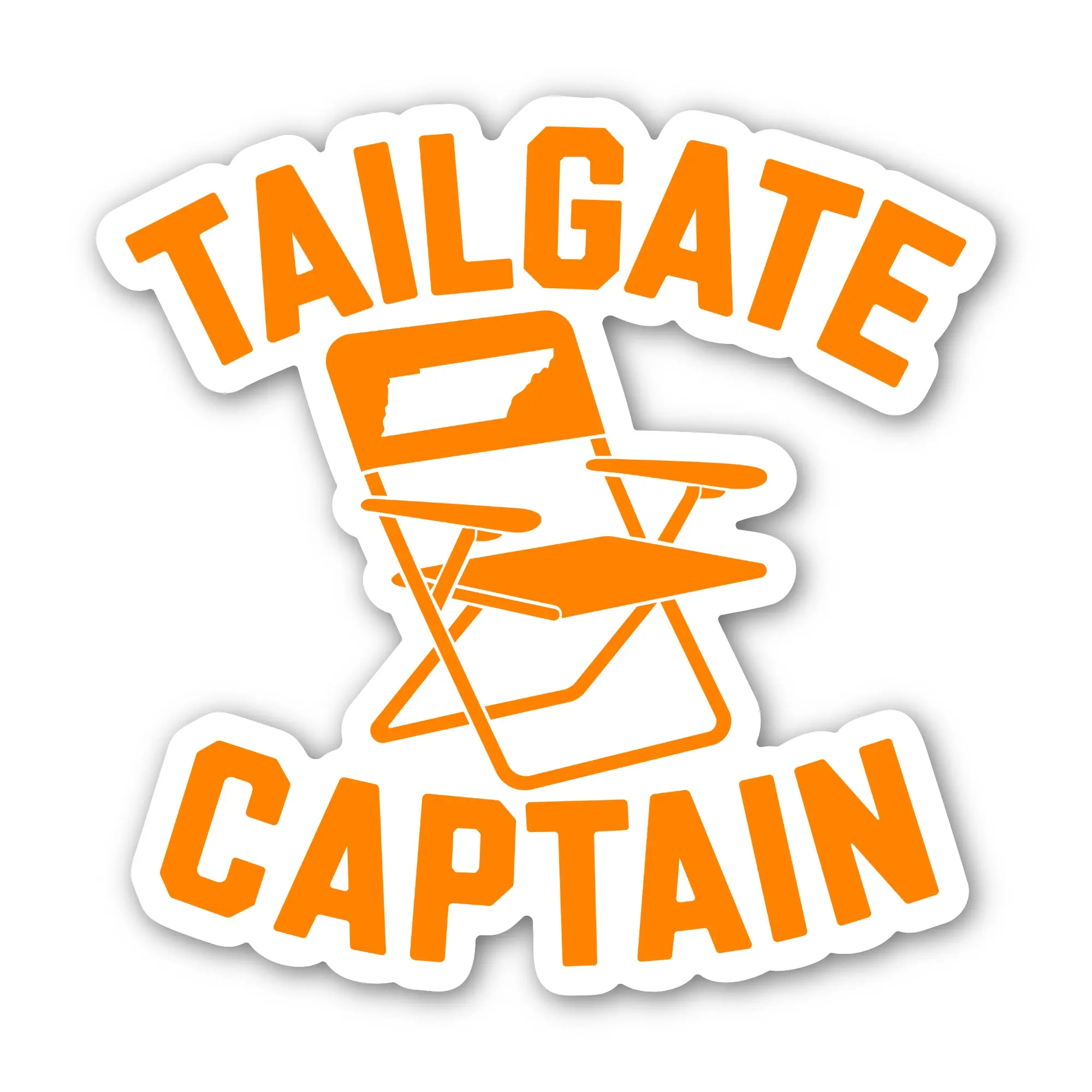 Tailgate Captain Sticker