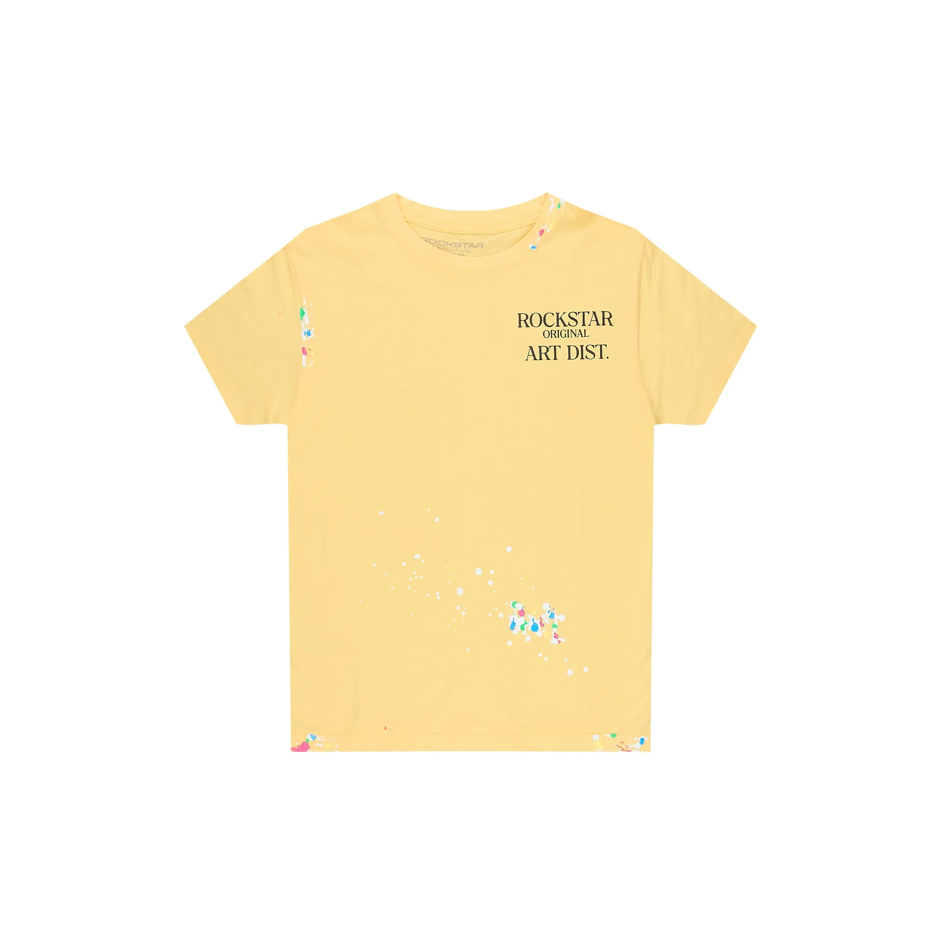 Girls Palmira Light Yellow Graphic T-Shirt