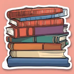 Stack Of Books sticker
