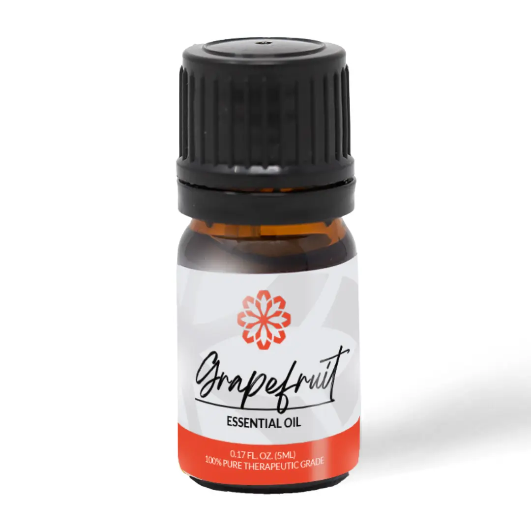Grapefruit Essential Oil 5mL - Pure, Therapeutic Grade for Mood Balance & Stress Relief