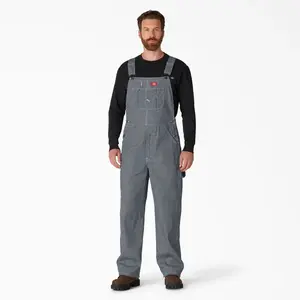 Dickies Hickory Stripe Bib Overalls for men