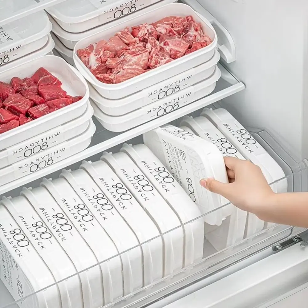 ZHOHO TANT 6pcs Food Storage Containers, Sturdy Airtight Food-Grade Plastic Set with Clip Lids, 27/12oz Transparent Square Stackable Washable Meal Prep Boxes, Oven-Safe Freezer/Fridge Use for Meat, Vegetables, Airtight Food Containers, Food-Grade Food Con