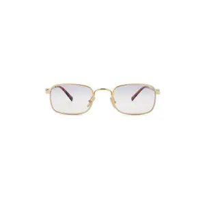Miu Miu Rectangle Sunglasses in Gold