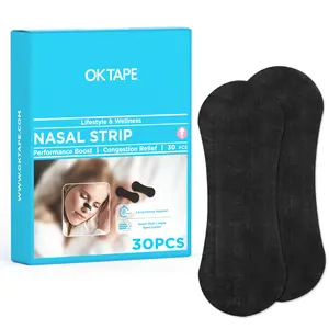 Clearance Sale! OK TAPE Nasal Strips for Breathing & Snoring, 60Pcs (Black/Beige), Breath Better During Sleep or Exercise, Instant Relief from Congestion, Effective Snoring Solution, Long-Lasting Support for Adults & Kids Healthcare out