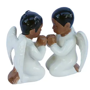 Praying Angels Salt and Pepper Shaker Set