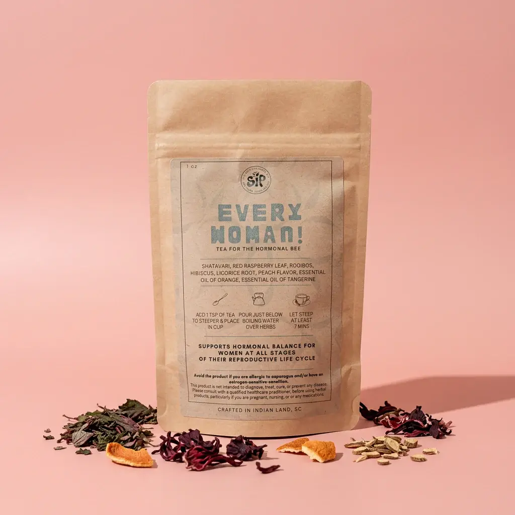 Women's Herbal Hormonal Support Tea - Caffeine-Free