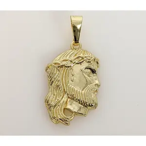 Plated Jesus Pendant