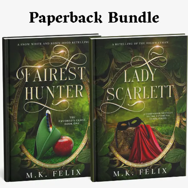 Fairest Hunter and Lady Scarlett by M.K. Felix - paperback bundle signed and with swag