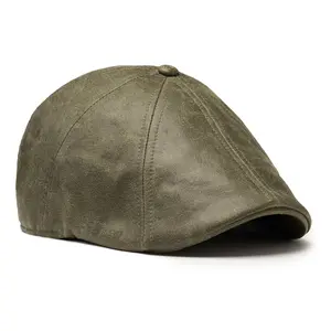 The Scrapyard Boston Scally Cap - Army Green