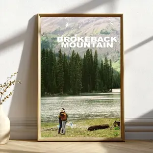 [SALE UP TO 40%] [Unframed] Brokeback Mountain Poster, Movie Poster, Modern Wall Art Print, Minimalist Home Decor, Living Room Decor