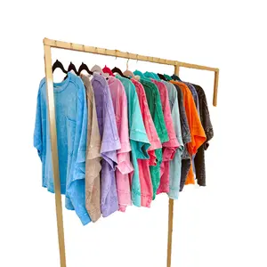 Maeve Mineral Washed Cotton Cropped Tee