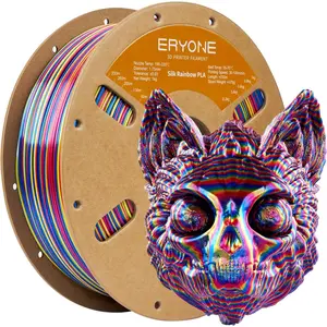 ERYONE Twisted Tri-Color Silk PLA Filament - 1.75mm±0.03mm, 1kg