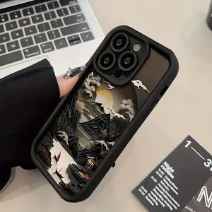 Mountain Pattern Phone Case, Casing, Shockproof Phone Protective Cover, Phone Accessory Compatible with iPhone 11 12 13 14 15 16 Protector