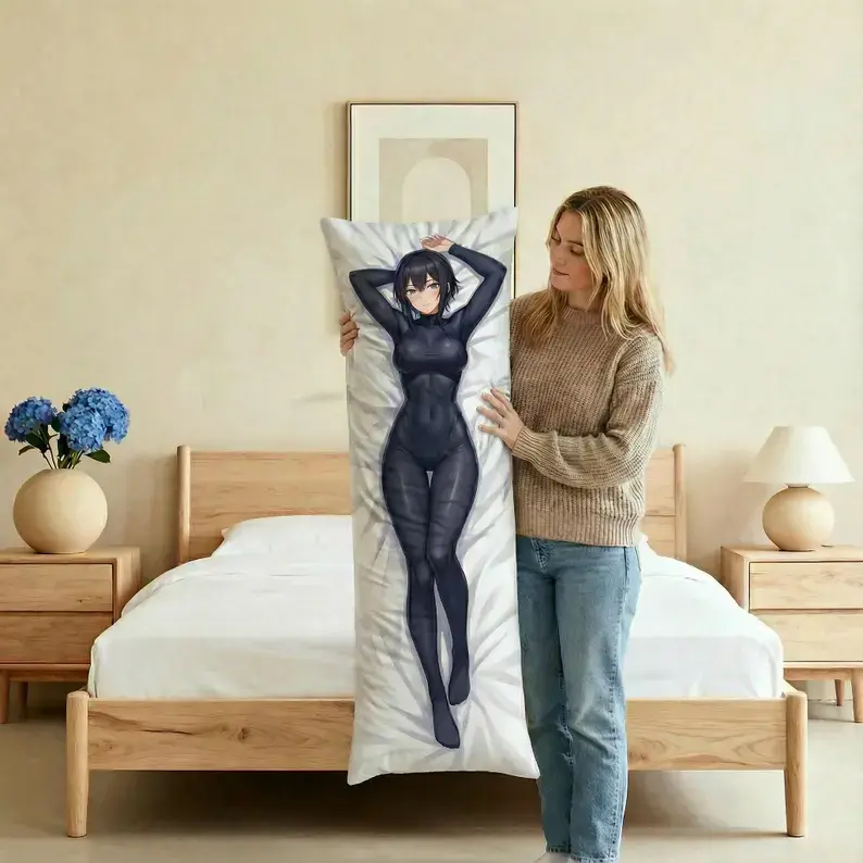 Custom Long Body Pillowcase - 20" W x 54" L, HD Detail, Long 54" Print Run, Machinewash 45°C, Soft for Daily Rest, Idol Design, Housewarming Gift (Bedding Linen Accessory)