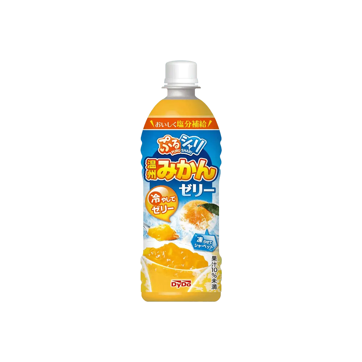 DYDO Japan Warm Citrus Jelly Drink 490ml - Refreshing Orange Flavor, Perfect for On-the-Go