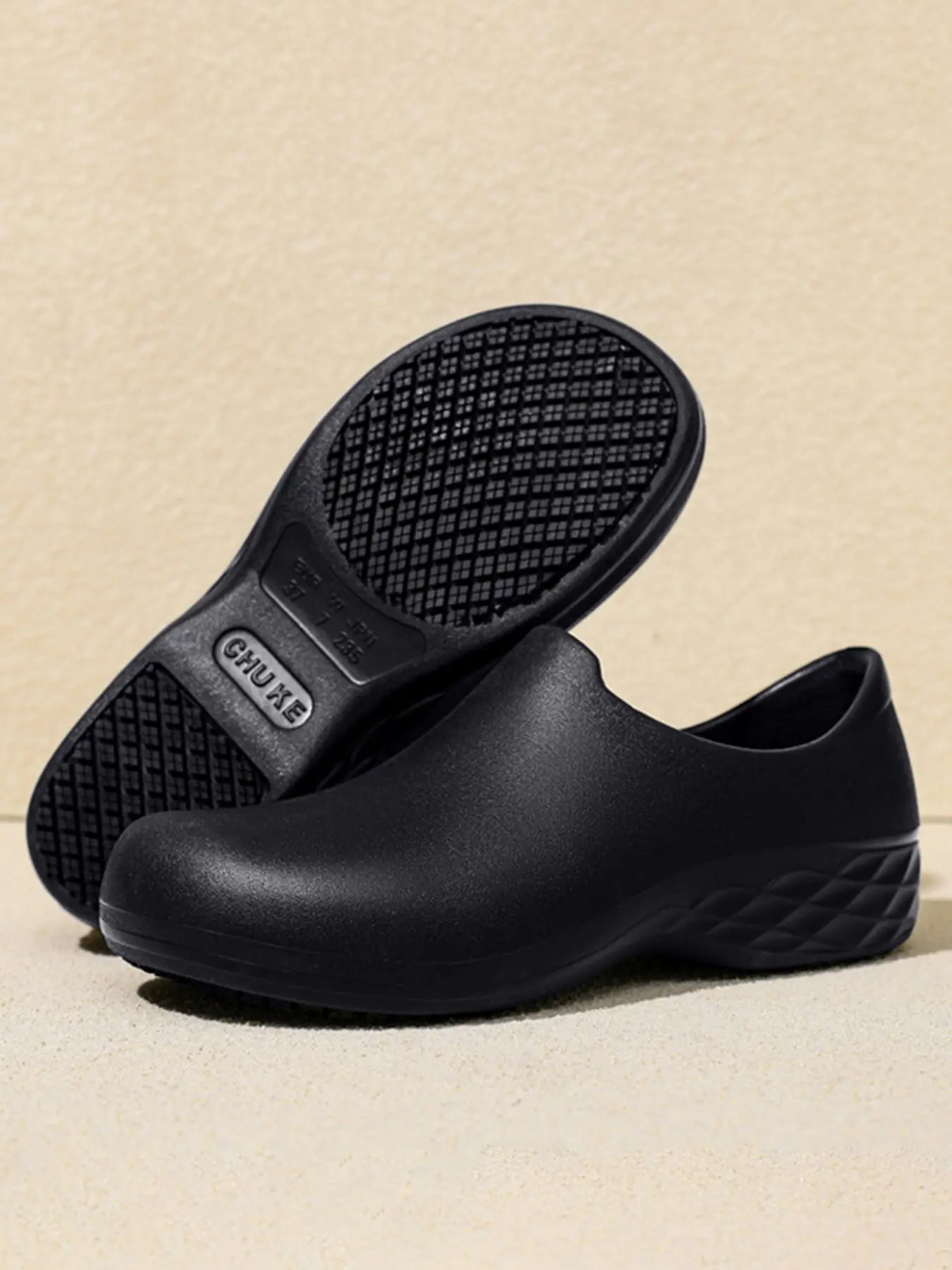 Women's Anti-Slip Slip Resistant Work EVA Slip On Nurse Clogs, Lightweight Waterproof Kitchen Shoes, Breathable Safety Boots for Chef, Hospital, Outdoor Use