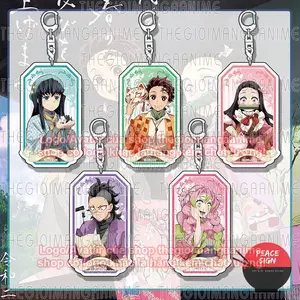 [NEW] Anime-Inspired Chibi Acrylic Keychain Set | Cute Cartoon Accessories for Bags & Keys