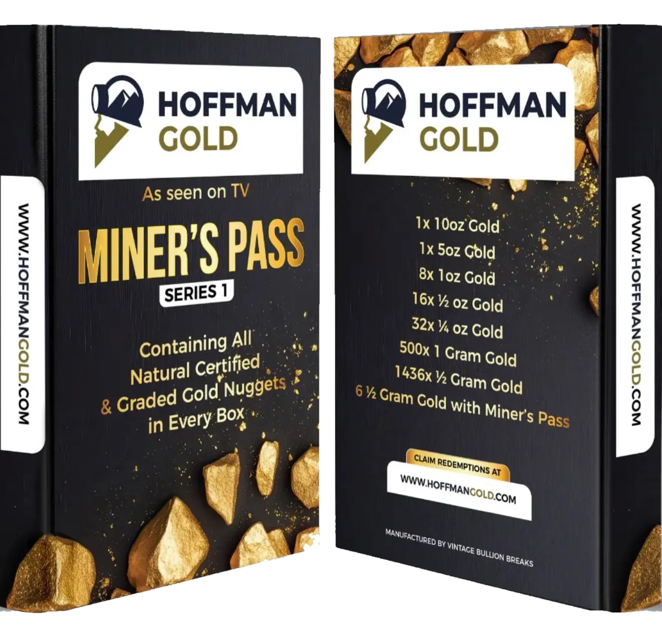 Hoffman Gold Miner's Pass Series 1 Gold Nuggets